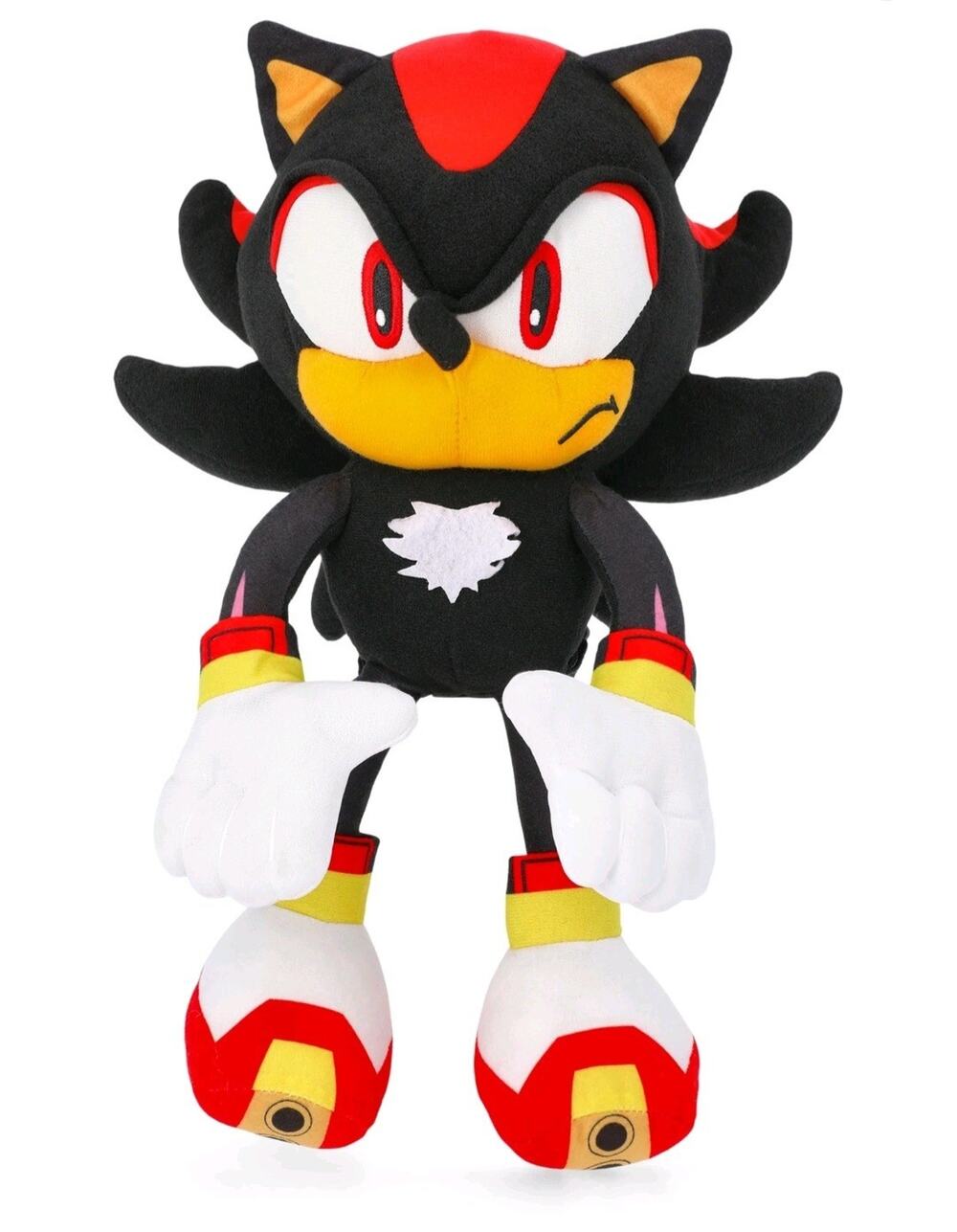 SEGA Sonic the Hedgehog Shadow 14in Plush Backpack Zip Adjustable Strap